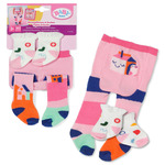 BABY born Collants et chaussettes à motifs, 43 cm