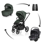 Kolica Move Cross 5X + autosjedalica Baby-Safe Core, Oak Green