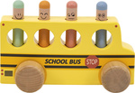 New Classic Toys Pop-up - vyskakovacie štipce - školský autobus