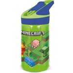 Minecraft Trinkflasche mit Mundstück 480 ml, Ecozen