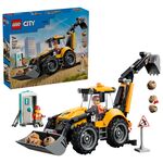 LEGO® City 60480 Žltý nakladač s rýpadlom