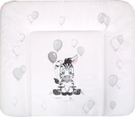 Prebaľovacia podložka mäkká New Baby Zebra biela 85x70