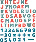 Smoby Lettres et chiffres magnétiques 72 pcs