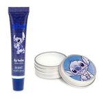Mad Beauty Stitch Denim ajakápoló készlet ajakbalzsam 12g és ajakfény 10ml