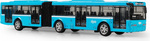 Kovový kĺbový autobus DPO Ostrava modrý 18 cm