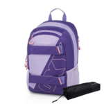 Zaino studentesco + astuccio OXY Sport Half violet