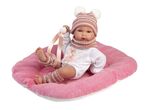 Llorens 63512 NEW BORN NIÑA - muñeca bebé realista con cuerpo de vinilo completo