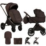 ADAMEX Passeggino combinato Bianco 13 New Chocolate Brown