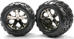 Traxxas kolo 2.8", All-Star čierno chrómový disk, 29mm, pneu Talon (pár)