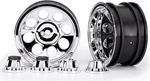 Traxxas disk 2.2" classic chrómovaný s pokrievkami (2) (pre 8255A)