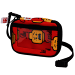 LEGO minifigures RED, TODAY I FEEL - billetera de viaje
