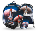 BAAGL SADA 5 Shelly Space Shuttle: ghiozdan, penar, geantă, cutie pentru gustare, plăci