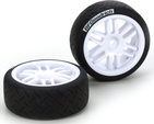 Traxxas koleso 1.9", disk Rally biely, pneu BFGoodrich (2)