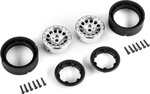 Traxxas disk 1.0" Method 105 beadlock polomatný chróm (2)
