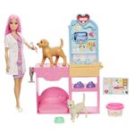 Mattel Barbie veterinaria e set di gioco, JFX93