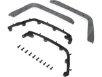 Axial sprednji blatniki, sivi, Jeep JT: SCX10 III MotoBilt