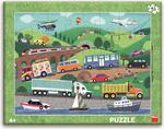 Dino DOPRAVNÉ PROSTRIEDKY 40 doskové Puzzle