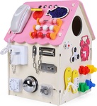 2Kids Toys Activity board Domček ružový