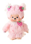 Monchhichi Mončiči Mädchen rosa Erdbeere 20cm