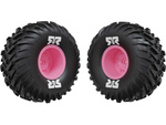 Arrma koleso s pneu dBoots Cut Chevron MT, disk ružový (2)