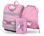 BAAGL SET 3 Zippy Plus Hello Kitty Sweet Leopard: cartella, astuccio, sacca GRS