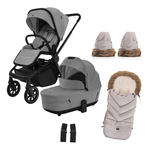 Move Cross 5 Set + Move XL 5 Kinderwagenaufsatz + Geschenke, Shade Grey