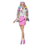 Mattel Barbie bambola capelli arcobaleno con styling scintillante