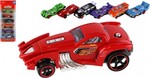 Auto závodné 6ks kov/plast 8cm na voľný chod 10,5x27,5x4cm