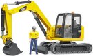 Bruder 02466 Pásový minibager CATERPILLAR s figúrkou
