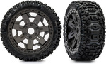 Traxxas koleso 3.0", disk šedý, pneumatika Sledgehammer (2)