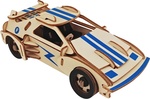 Woodcraft Drevené 3D puzzle Závodné auto F 20