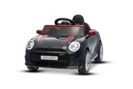 Elektrické autíčko BMW Mini Cooper 12V, čierne, USB Vstup s Bluetooth pripojením na MP3 Pr