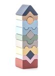 CUBIKA Pastel 16099 Veža XI - drevená skladačka 12 dielov
