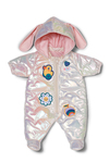 Zapf BABY born Zimná kombinéza krémová, 43 cm