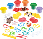 Playgo Plastilin Bauernhof 6x56g
