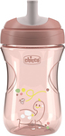 Chicco Hrnček Advanced so slamkovým náustkom pink, 12m+