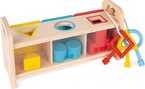 Janod vkladanie a triedenie s kľúčikmi a zámkami séria Montessori