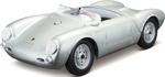 Maisto - PORSCHE 550 A SPYDER, strieborné, 1:18