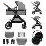 KINDERKRAFT Kočík kombinovaný 3v1 Esme Pro Moonlight Grey