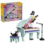 LEGO® Creator 3 en 1 31392 Décoration musicale : Piano avec chat