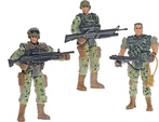 Mission Control vojak 10cm so zbraňou 3ks