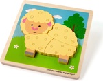 Bigjigs Toys Vkladacie puzzle Ovečka