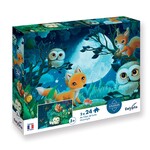 SENTOSPHERE Puzzle pentru copii La lumina lunii 2x24 piese