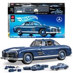 Mattel Brick Shop modèle à construire Hot Wheels - Mercedes-Benz 300SL (Série Premium)