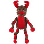 Dog Fantasy Winter Tale Plüsch Rentier mit Quietscher 40cm