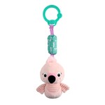 Spielzeug Plüschrassel am C-Ring Chime Along Friends Flamingo 0m +