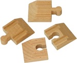 BABU vláčiky - Koľaj rampa 4cm, 4ks