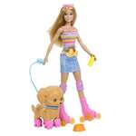 Barbie lutka s psićem na rolama Plavuša