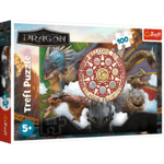 Trefl Puzzle 100 Draci v akcii / Ako vycvičiť draka