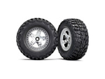 Traxxas koleso 2.2/3.0", disk SCT saténový, pneu Kumho (2) (2WD predný)